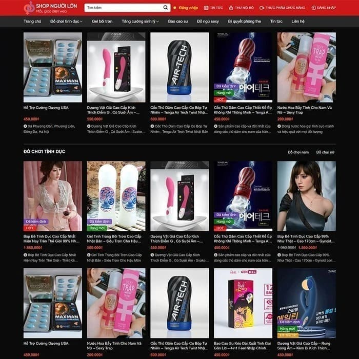 theme shop người lớn