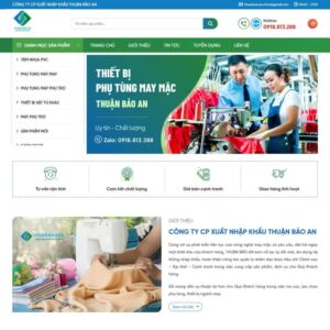 Theme phụ tùng may mặc