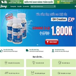 Theme thực phẩm chức năng